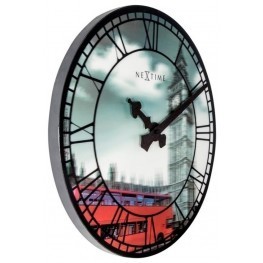 Designové nástěnné 3D hodiny 3136 Nextime Big Ben 39cm