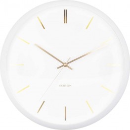 Designové nástěnné hodiny Karlsson KA5840WH 40cm