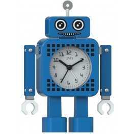Dětský budík JVD robot modrý SRP2304.1