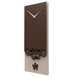 Hodiny CalleaDesign 56-11-1-69 Merletto Pendulum 59 cm čokoládová