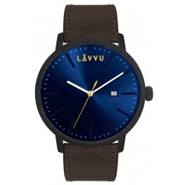 Pánské hodinky LAVVU LWM0133 COPENHAGEN DARK BROWN