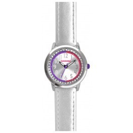 Stříbrné třpytivé dívčí hodinky se kamínky CLOCKODILE SPARKLE CWG5074