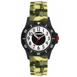 Svítící maskáčové sportovní chlapecké hodinky CLOCKODILE SPORT CWB0046