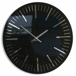 Flexistyle z112 - skleněné nástěnné hodiny s průměrem 50 cm