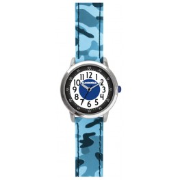 Svítící modré chlapecké hodinky CLOCKODILE ARMY CWB0030