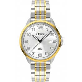 LAVVU LWM0203 Stylové pánské hodinky SORENSEN Gold