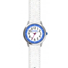CLOCKODILE Bílé třpytivé dívčí dětské hodinky SPARKLE CWG5096