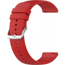 LAVVU LS00R22 Červený silikonový řemínek na hodinky - 22
