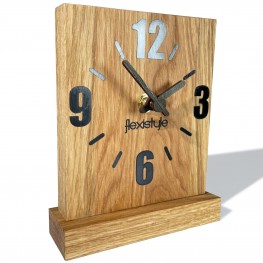 Flexi ZS - stolní dřevné hodiny