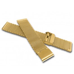 Zlatý kovový tah LAVVU MESH Band Gun GOLD - 18