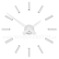 Designové nalepovací hodiny Future Time FT9600WH Modular white 60cm