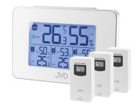 JVD T3364.1 - Teploměr s měřením teploty a vlhkosti na čtyřech místech pomocí bezdrátových senzorů