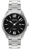 LAVVU LWM0192 Pánské hodinky se safírovým sklem DYKKER Black