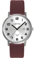 LAVVU LWM0210 Extrémně lehké titanové hodinky TITANIUM LYNGDAL Silver