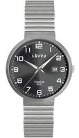 LAVVU LWM0222 Titanové pružné hodinky s vodotěsností LUNDEN Black