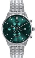 LAVVU Pánské hodinky YSTAD Chronograph Green s vodotěsností 100M LWM0252