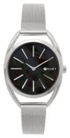 MINET Stříbrno-černé dámské hodinky ICON BLACK PEARL MESH MWL5212