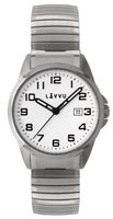 Pánské pružné hodinky LAVVU LWM0020 STOCKHOLM Big White
