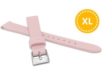 Prodloužený růžový řemínek MINET XL z luxusní kůže Top Grain - 16 - XL