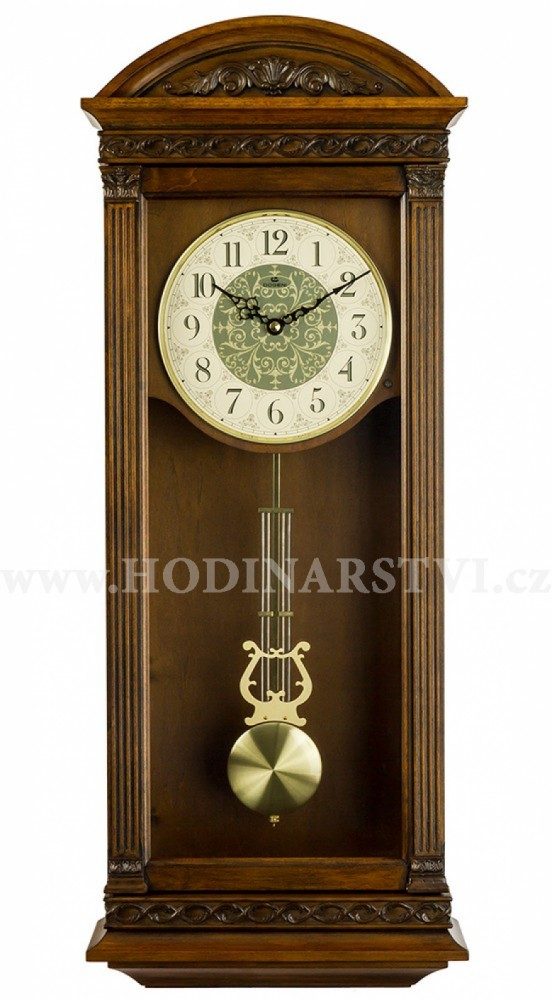 Melodické nástěnné kyvadlové hodiny Dipoa WCW006