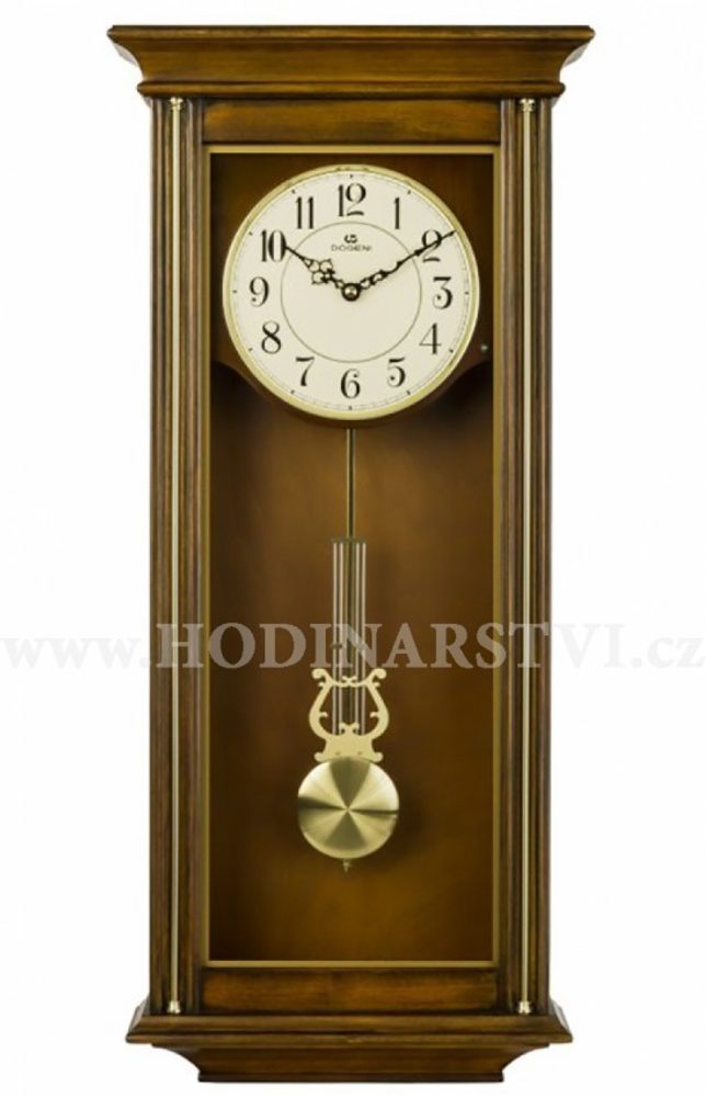 Melodické nástěnné kyvadlové hodiny Dipoa WP108DB