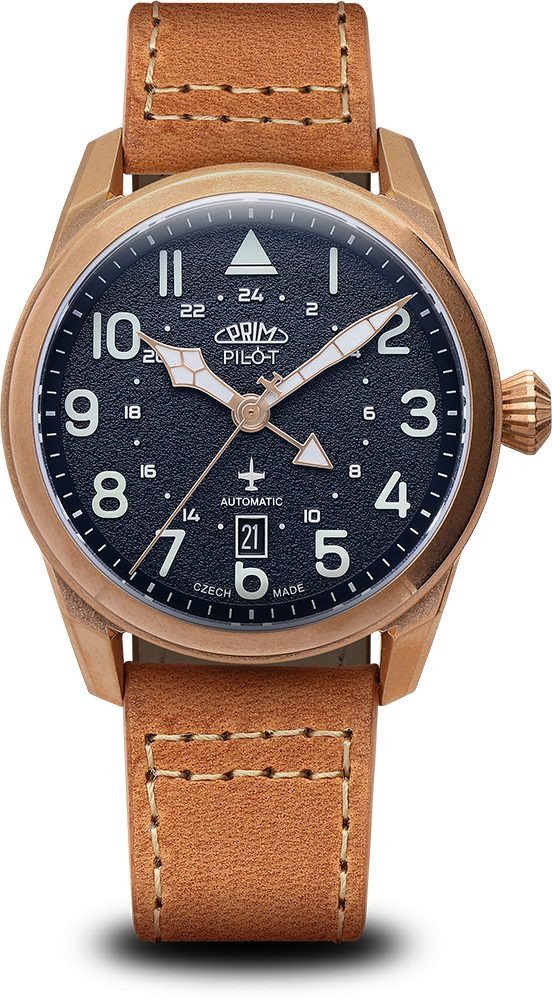 Hodinky PRIM Pilot Dual Time W91P.13250.E