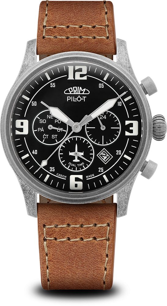 Hodinky PRIM Pilot JP75 W01P.13247.A – edice 2025