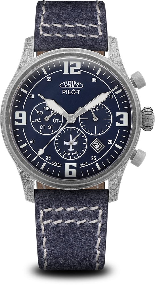 Hodinky PRIM Pilot JP75 W01P.13247.B – edice 2025