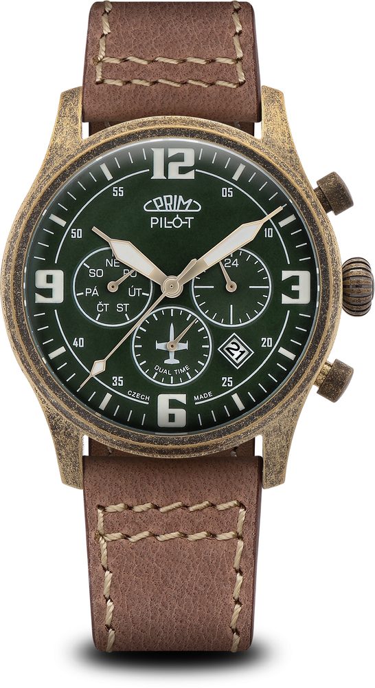 Hodinky PRIM Pilot JP75 W01P.13247.D – edice 2025