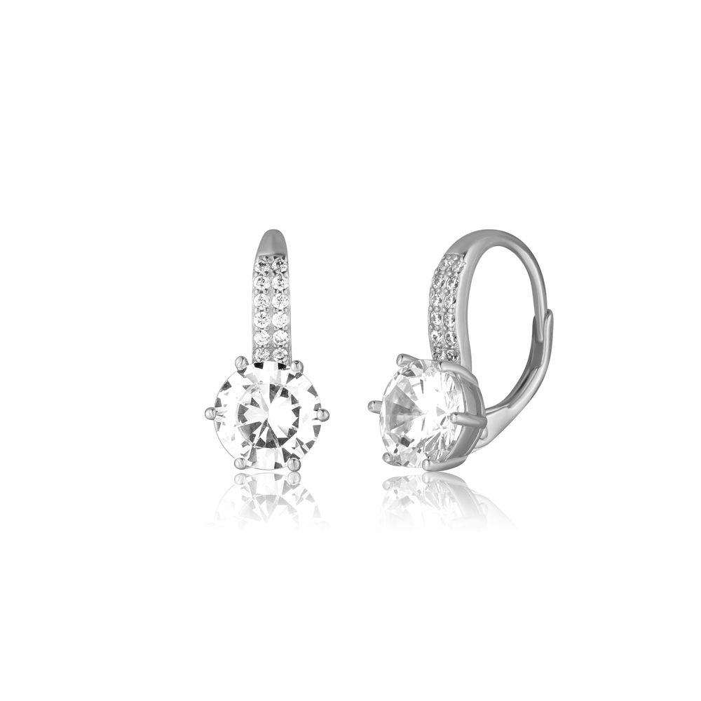 Náušnice JVD SVLE3203XH2BI00 stříbrné