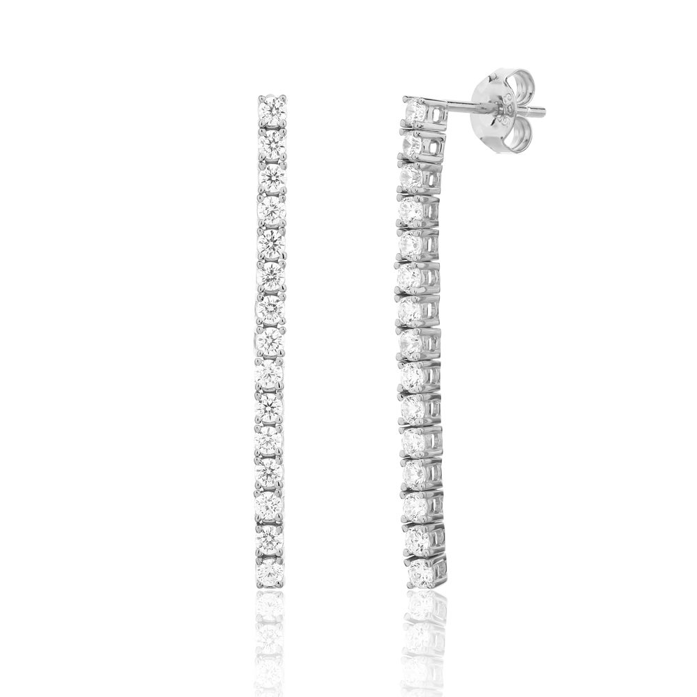 Náušnice JVD SVLE3354XJ6BI00 stříbrné