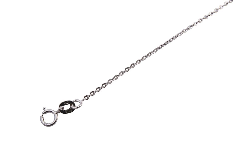 Zlatý 585/1000 řetízek z bílého zlata anker 1409