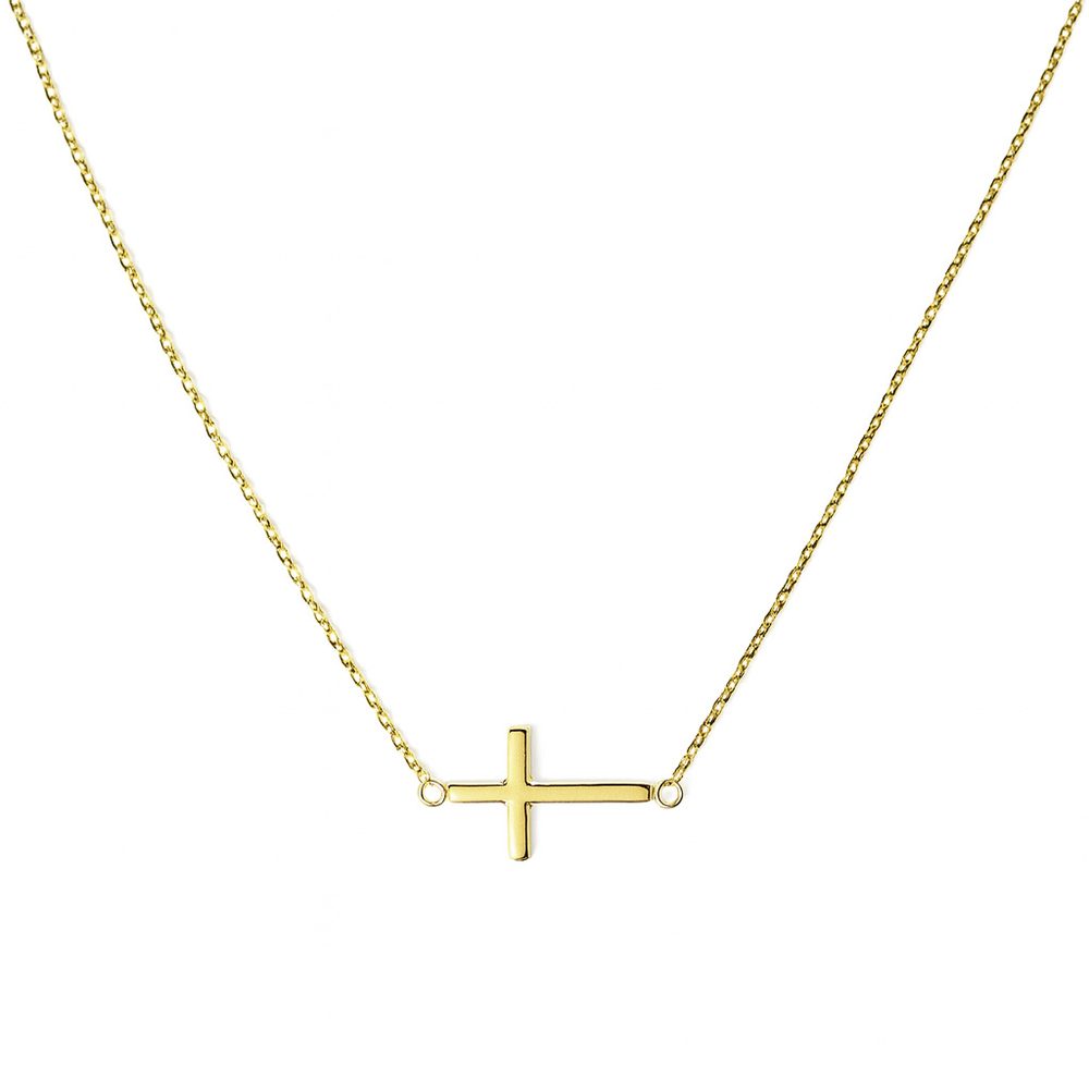 Zlatý náhrdelník s křížkem