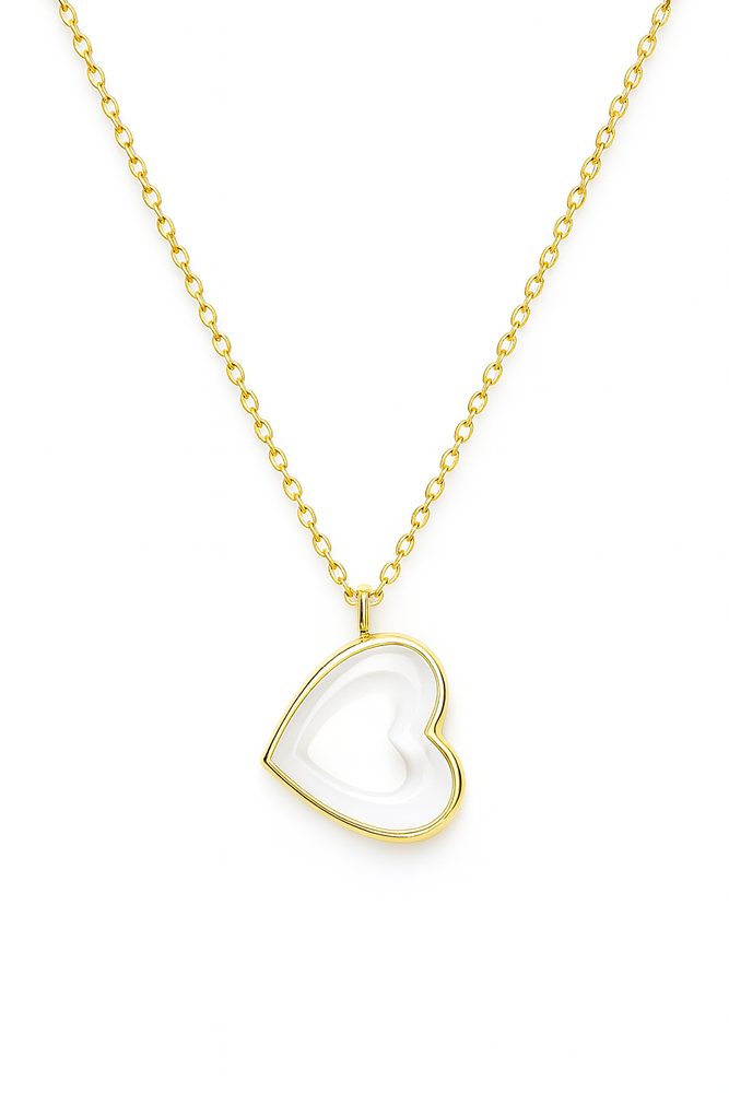 Zlatý náhrdelník se srdíčkem