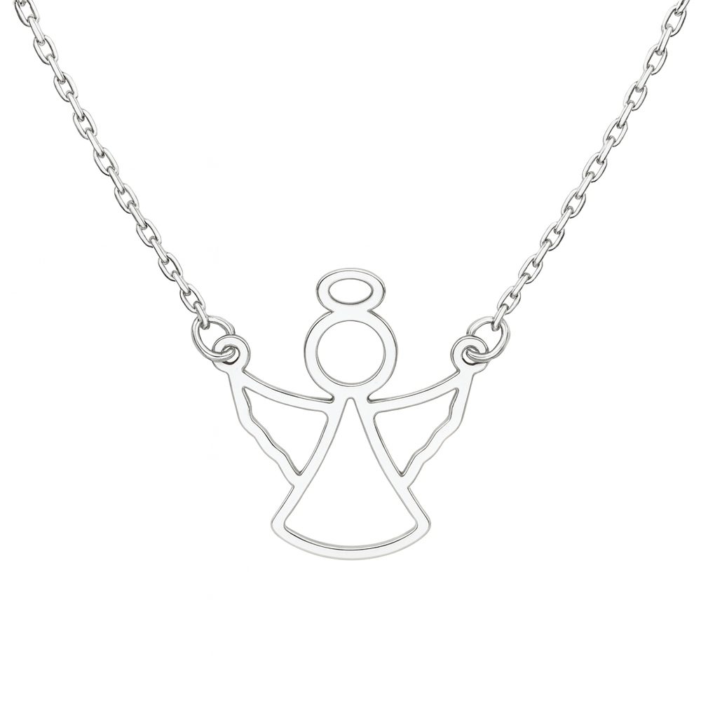 Zlatý náhrdelník z bílého zlata