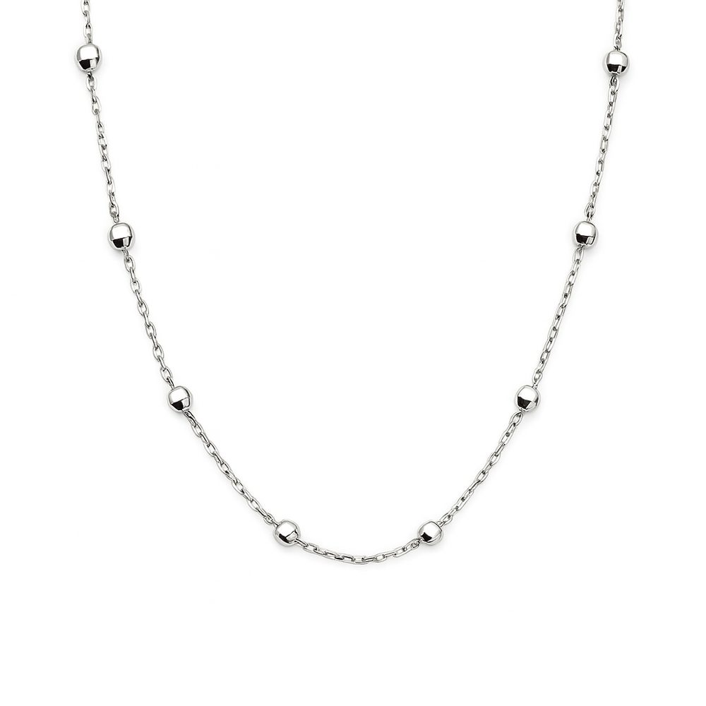 Zlatý náhrdelník z bílého zlata