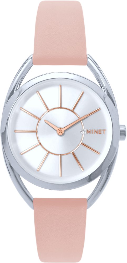 MINET Stříbrné dámské hodinky ICON SILVER MWL5236
