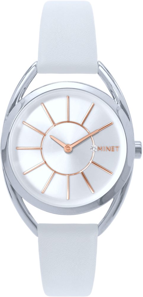 MINET Stříbrné dámské hodinky ICON SILVER MWL5237