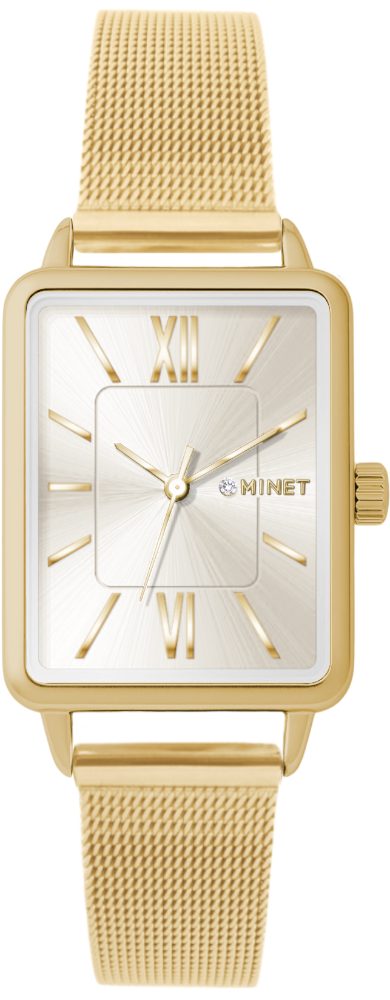 MINET Zlaté dámské hodinky SIENA MWL5418