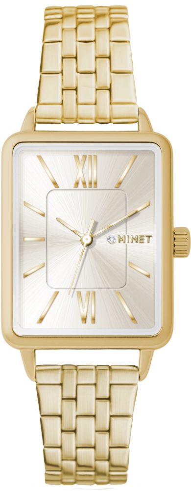 MINET Zlaté dámské hodinky SIENA MWL5419