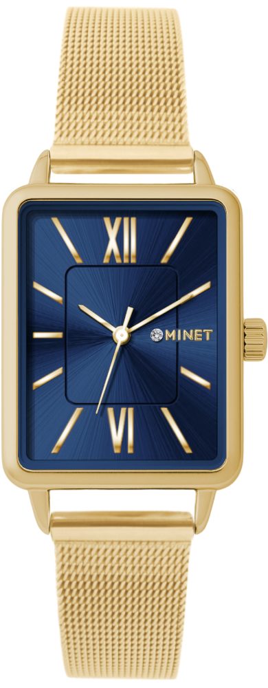 MINET Zlato-modré dámské hodinky SIENA MWL5428