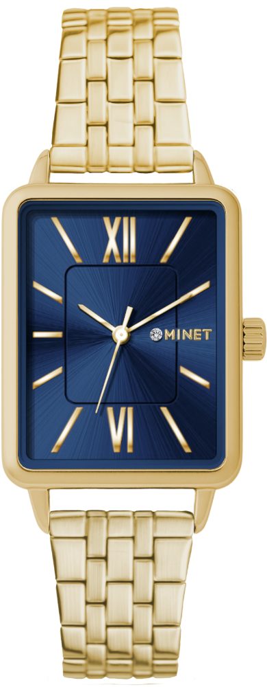 MINET Zlato-modré dámské hodinky SIENA MWL5429