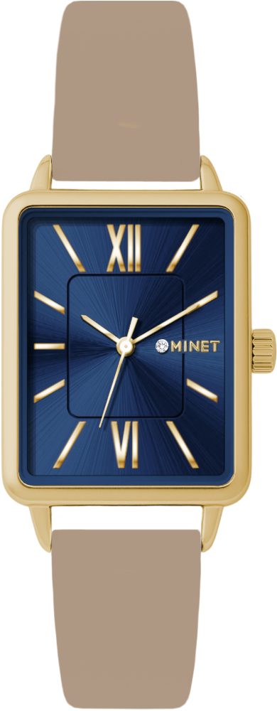 MINET Zlato-modré dámské hodinky SIENA MWL5431